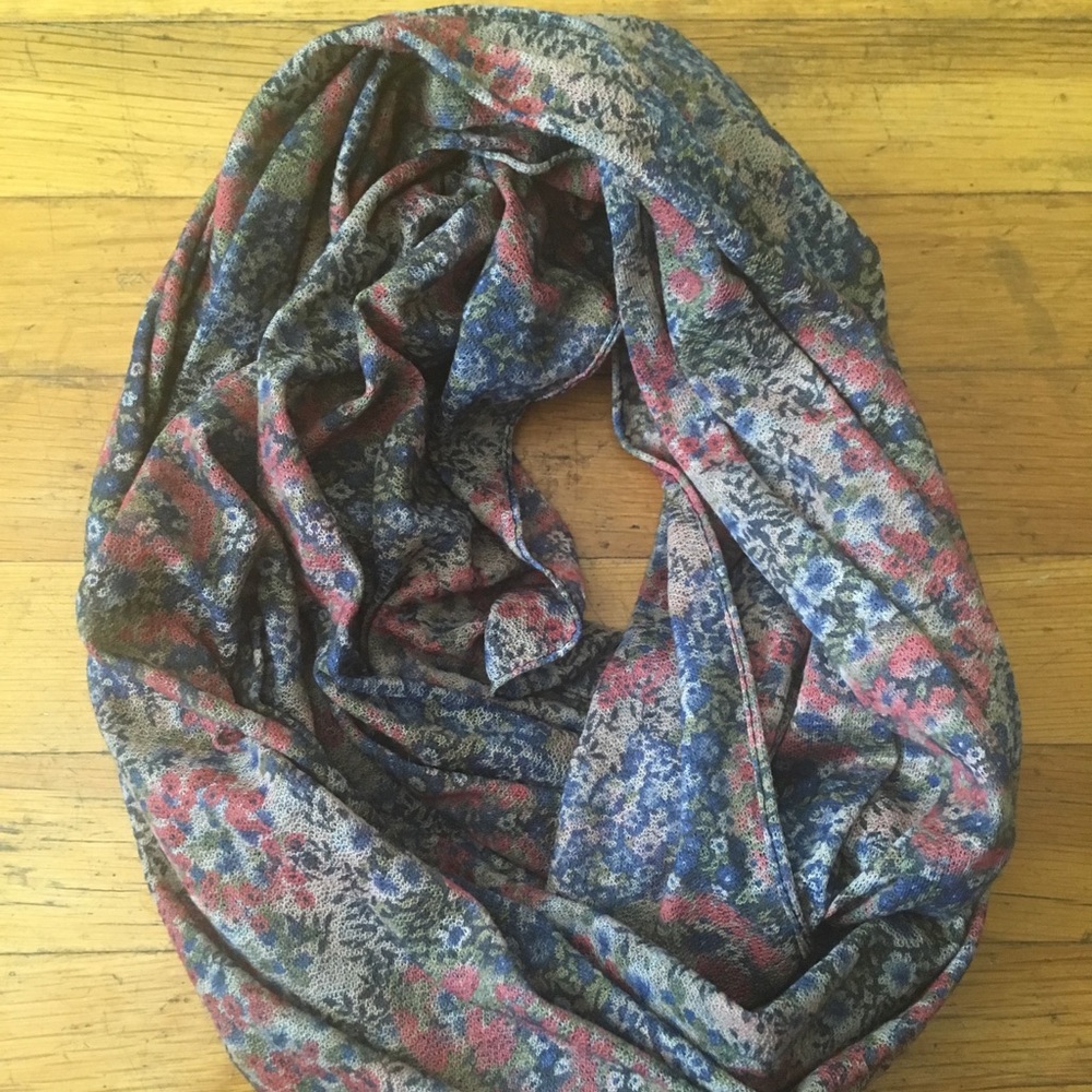 Floral Infinity Scarf